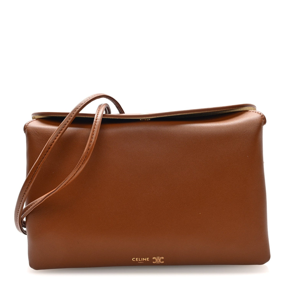 Lambskin Crossbody Bag - Tan