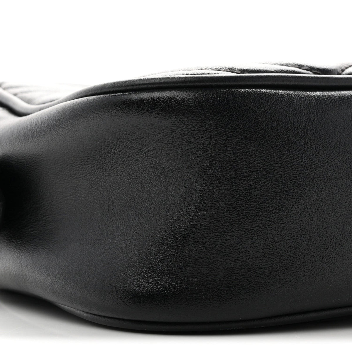 Small Calfskin Shoulder Bag - Black