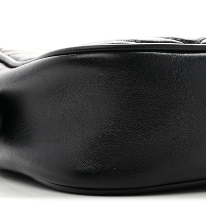Small Calfskin Shoulder Bag - Black