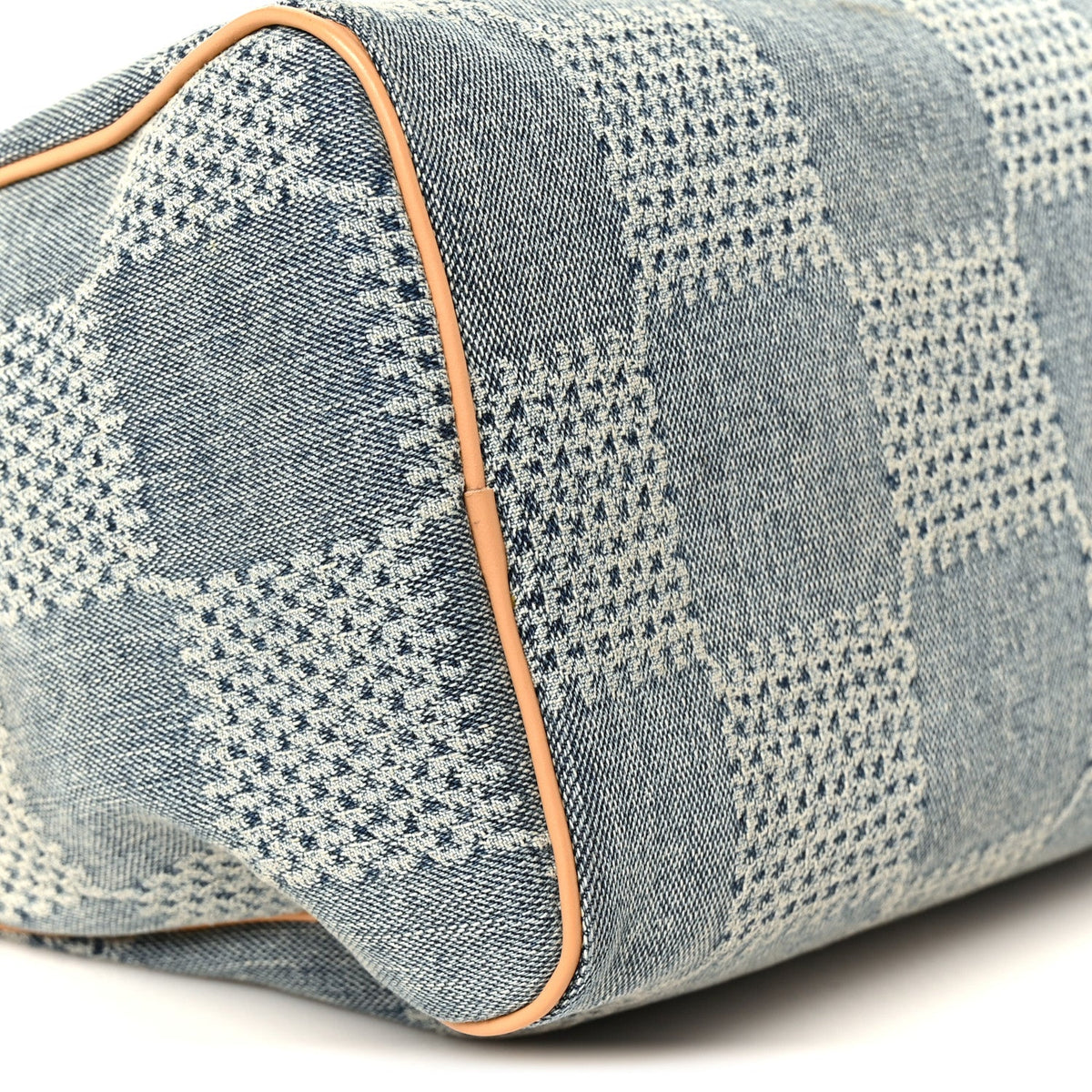 Damier Denim 3D Speedy Bandouliere 25 Bl Handbag
