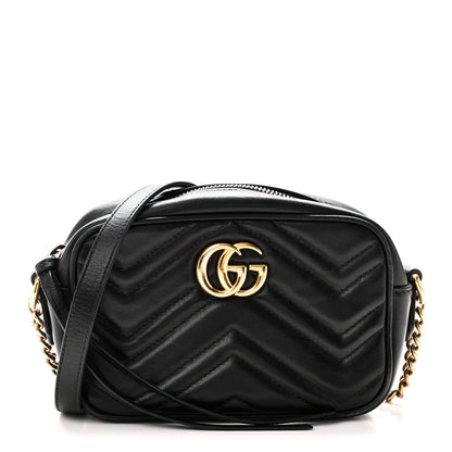 Mini Calfskin Shoulder Bag - Black