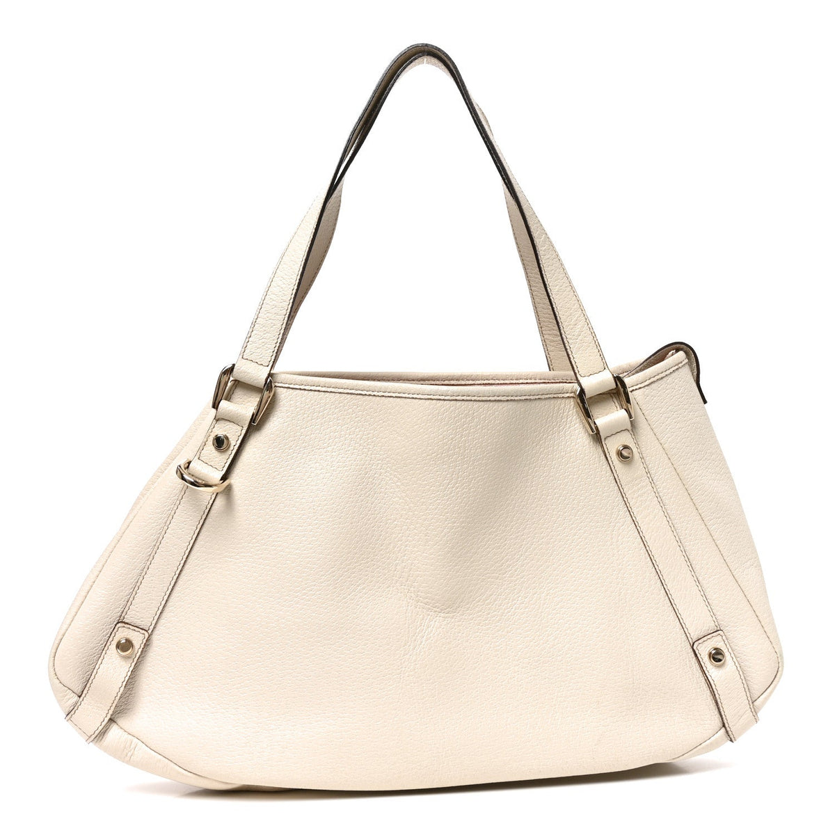Medium Calfskin Shoulder Bag - White