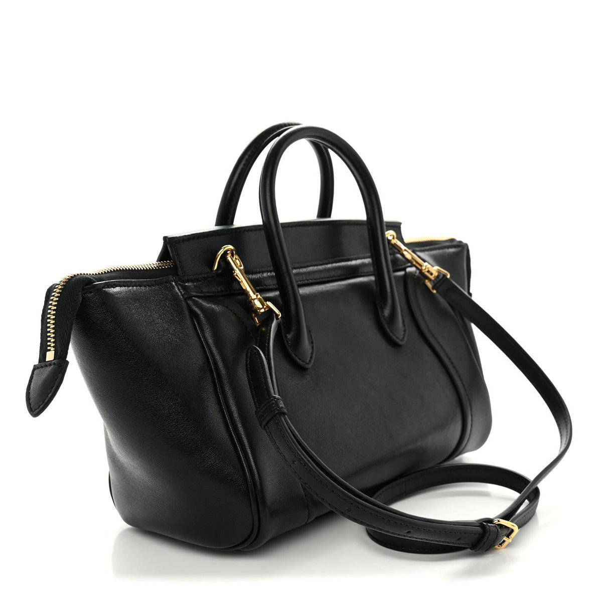 Lambskin Travel Bag - Black