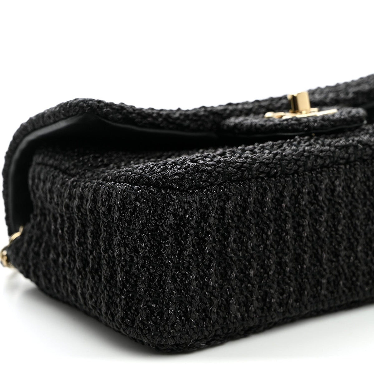 Mini Fabric Flap Shoulder Bag - Tan