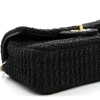 Mini Fabric Flap Shoulder Bag - Tan