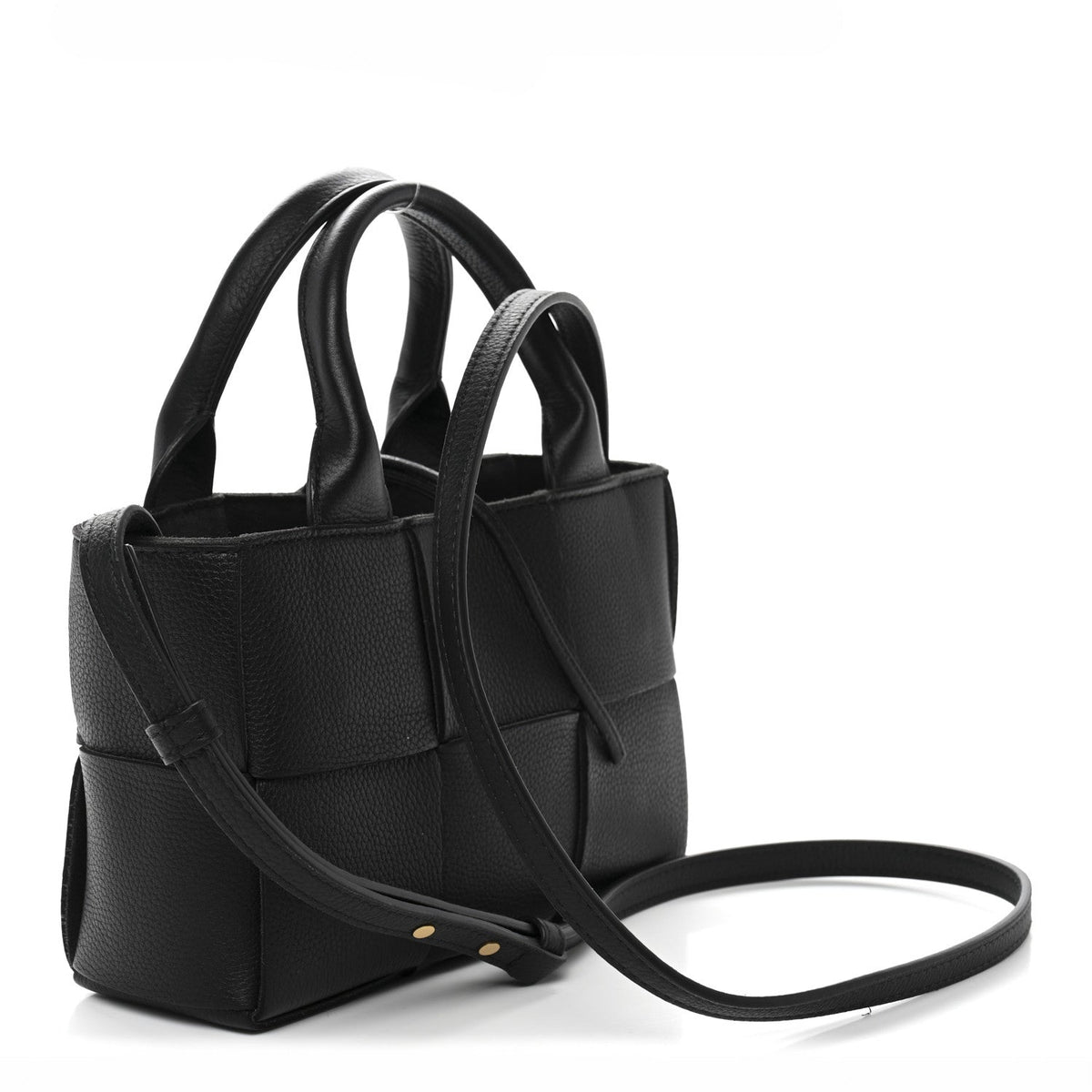 Mini Calfskin Tote Bag - Black