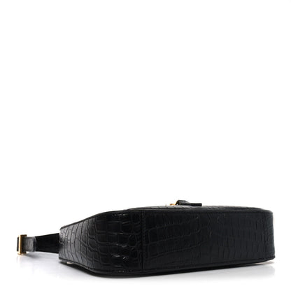 Calfskin Hobo Bag - Black
