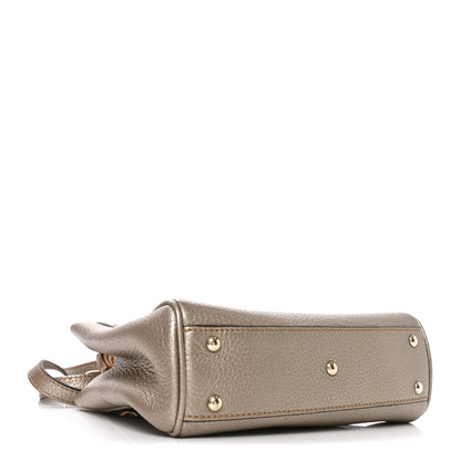 Mini Calfskin Tote Bag - Gold