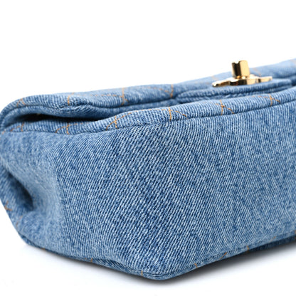 Mini Flap Shoulder Bag - Blue