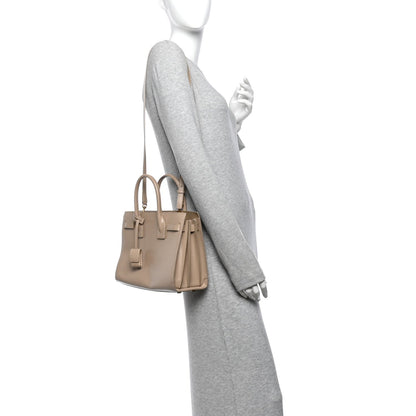 Calfskin Handbag - Beige