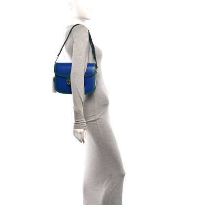 Calfskin Shoulder Bag - Blue