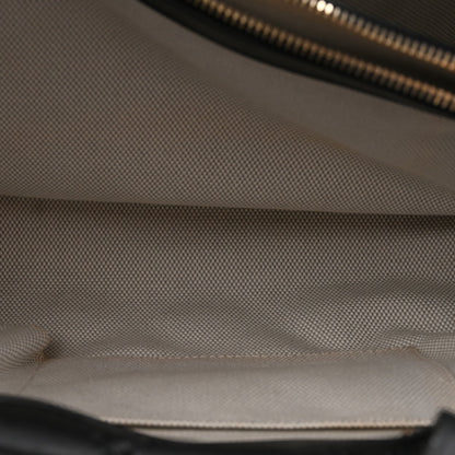 Large Quilted Calfskin Tote Bag - Black