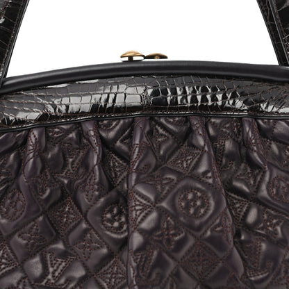 Monogram Vienna Alligator Sac Fermoir Gm Handbag