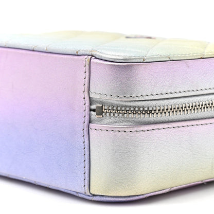 Quilted Calfskin Crossbody Bag - Blue