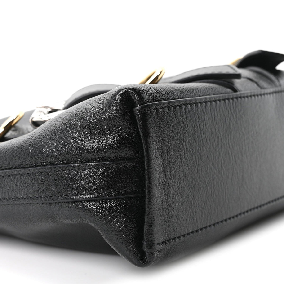 Small Calfskin Handbag - Black