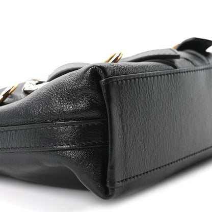 Small Calfskin Handbag - Black
