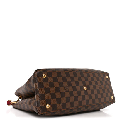 Damier Ebene Lv Riverside Lie De Vin Handbag