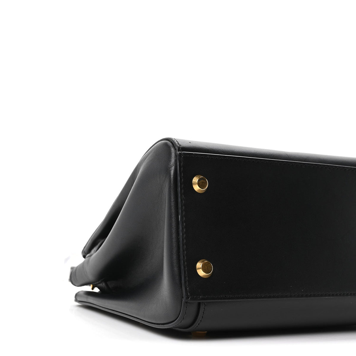 Small Calfskin Tote Bag - Black
