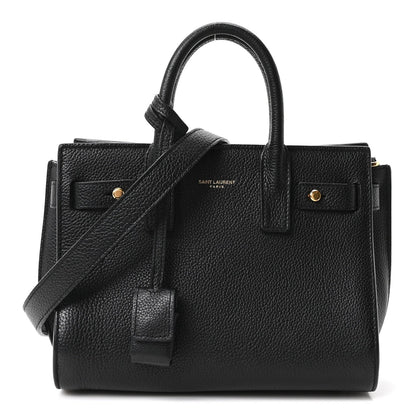 Nano Calfskin Handbag - Black