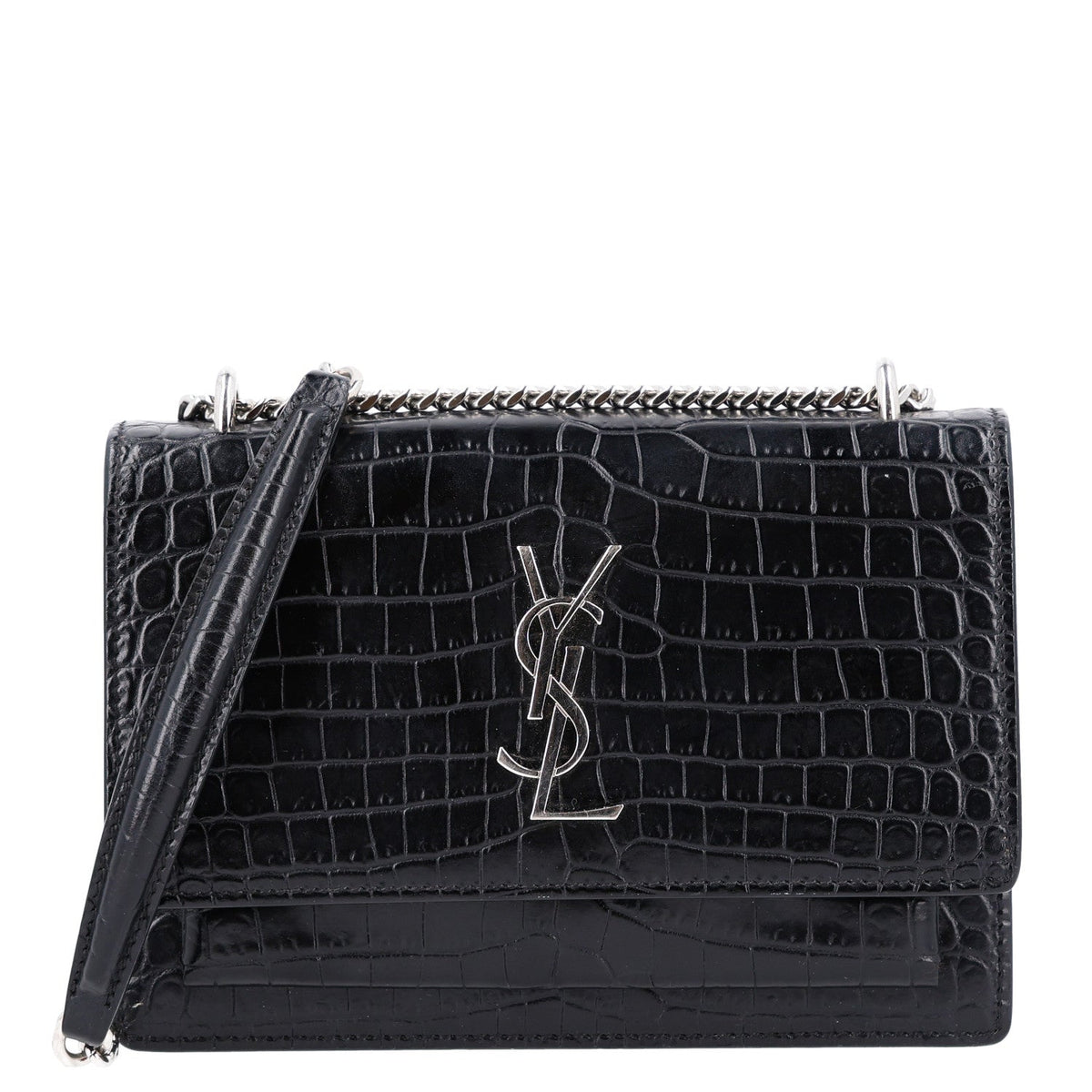 Calfskin Wallet Bag - Black
