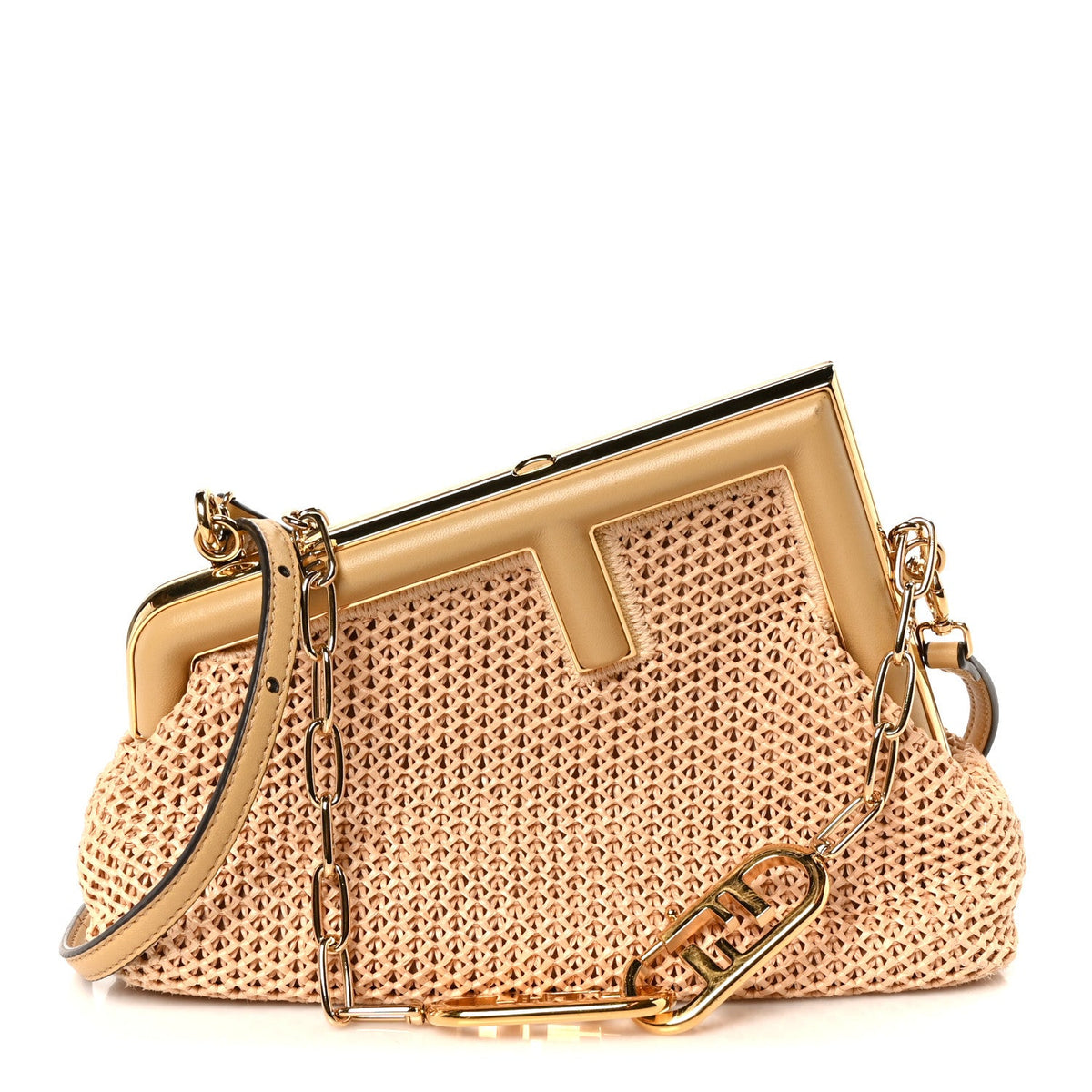 Small Nappa Handbag - Natural