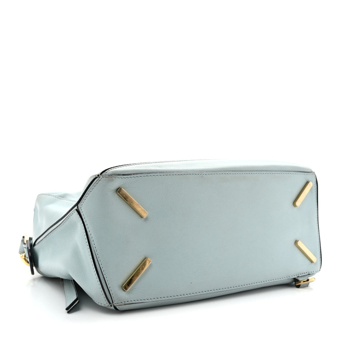 Small Calfskin Handbag - Light Blue