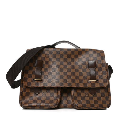 Damier Ebene Broadway Messenger Bag Handbag
