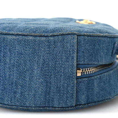 Quilted Clutch Bag - Blue