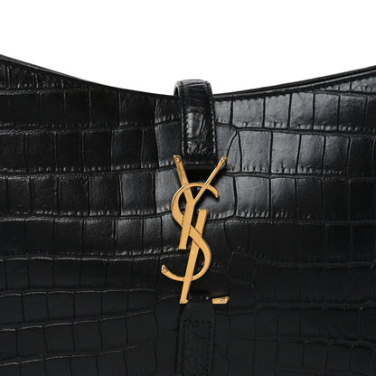 Calfskin Hobo Bag - Black