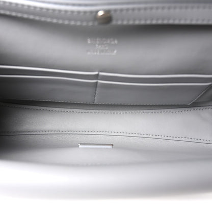 Small Calfskin Clutch Bag - Grey