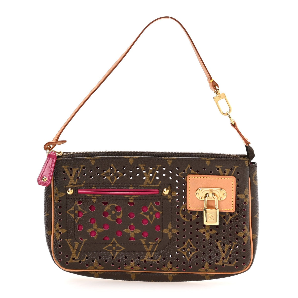 Monogram Perforated Pochette Accessories Handbag