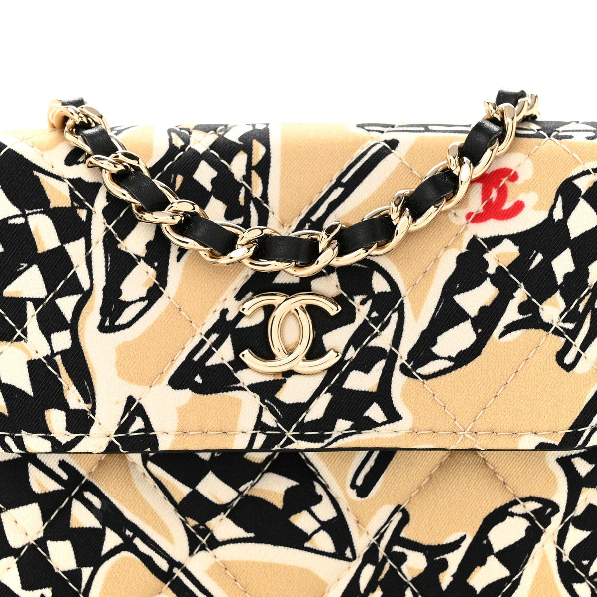 Canvas Clutch Bag - Beige