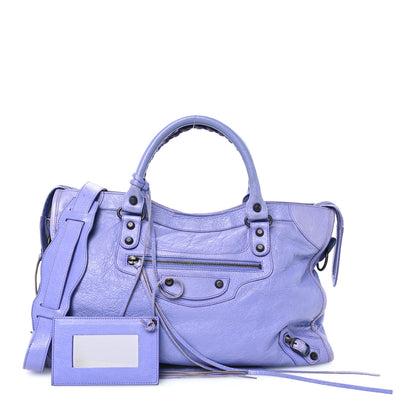 Agneau Classic Hardware City Mauve Light Handbag