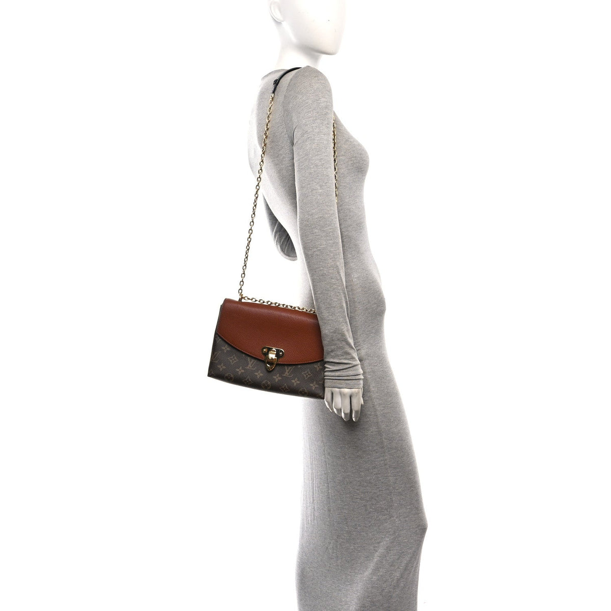 Monogram Saint Placide Caramel Handbag