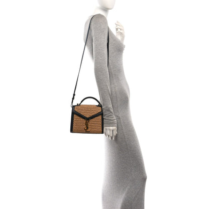 Mini Calfskin Handbag - Black