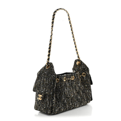 Mini Quilted Handbag - Black