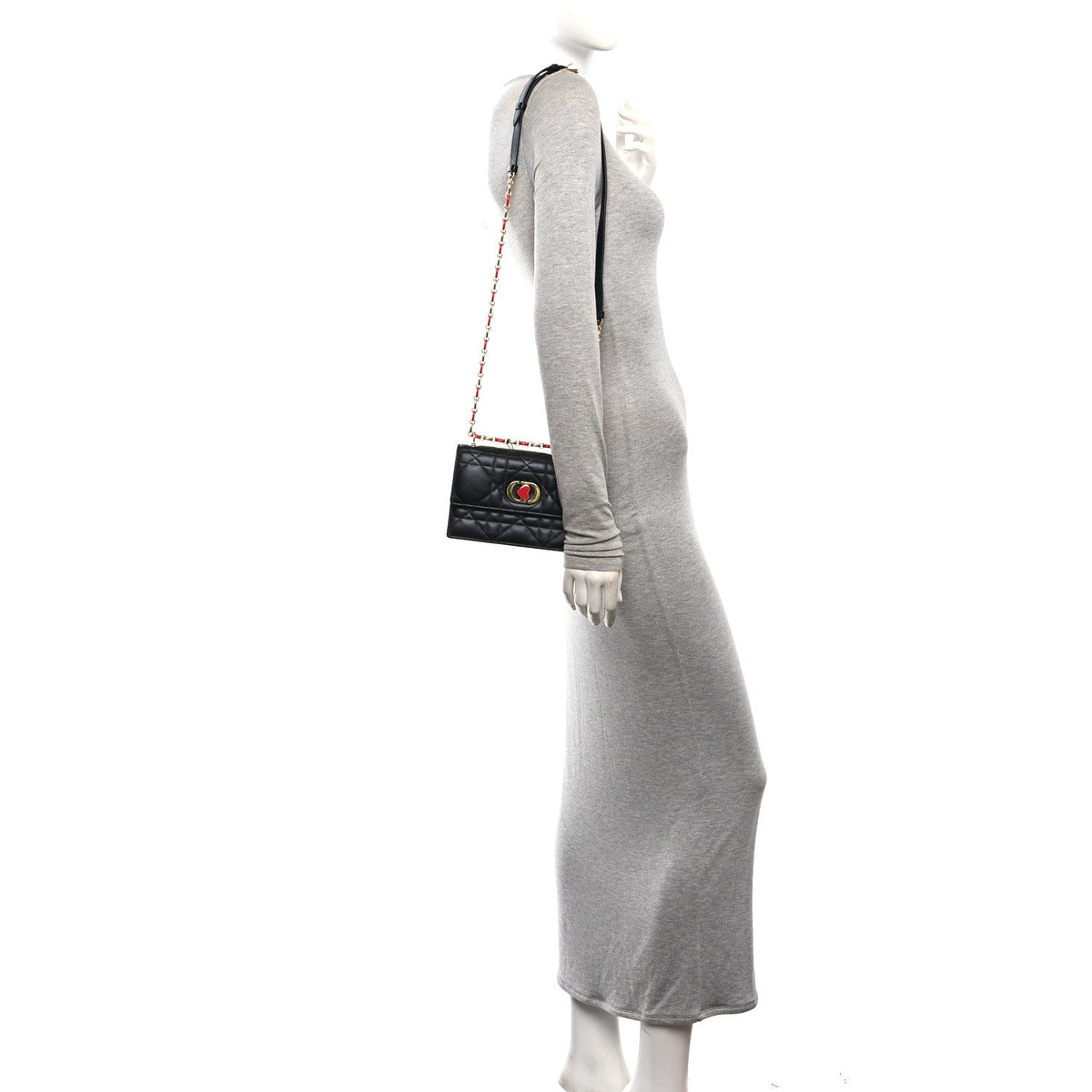 Mini Lambskin Handbag - Black