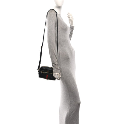 Mini Calfskin Shoulder Bag - Black