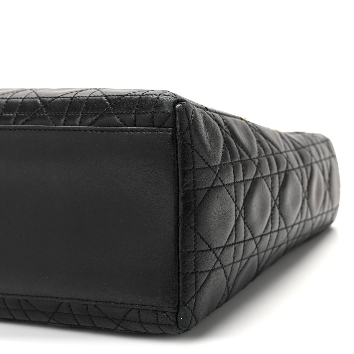 Medium Lambskin Handbag - Black
