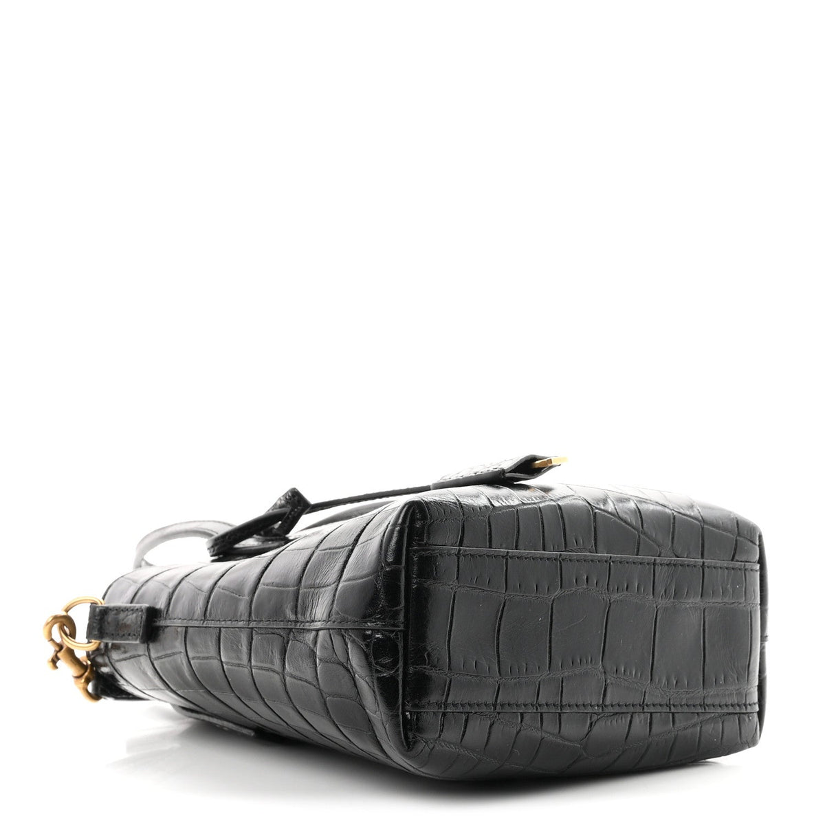 Mini Calfskin Tote Bag - Black