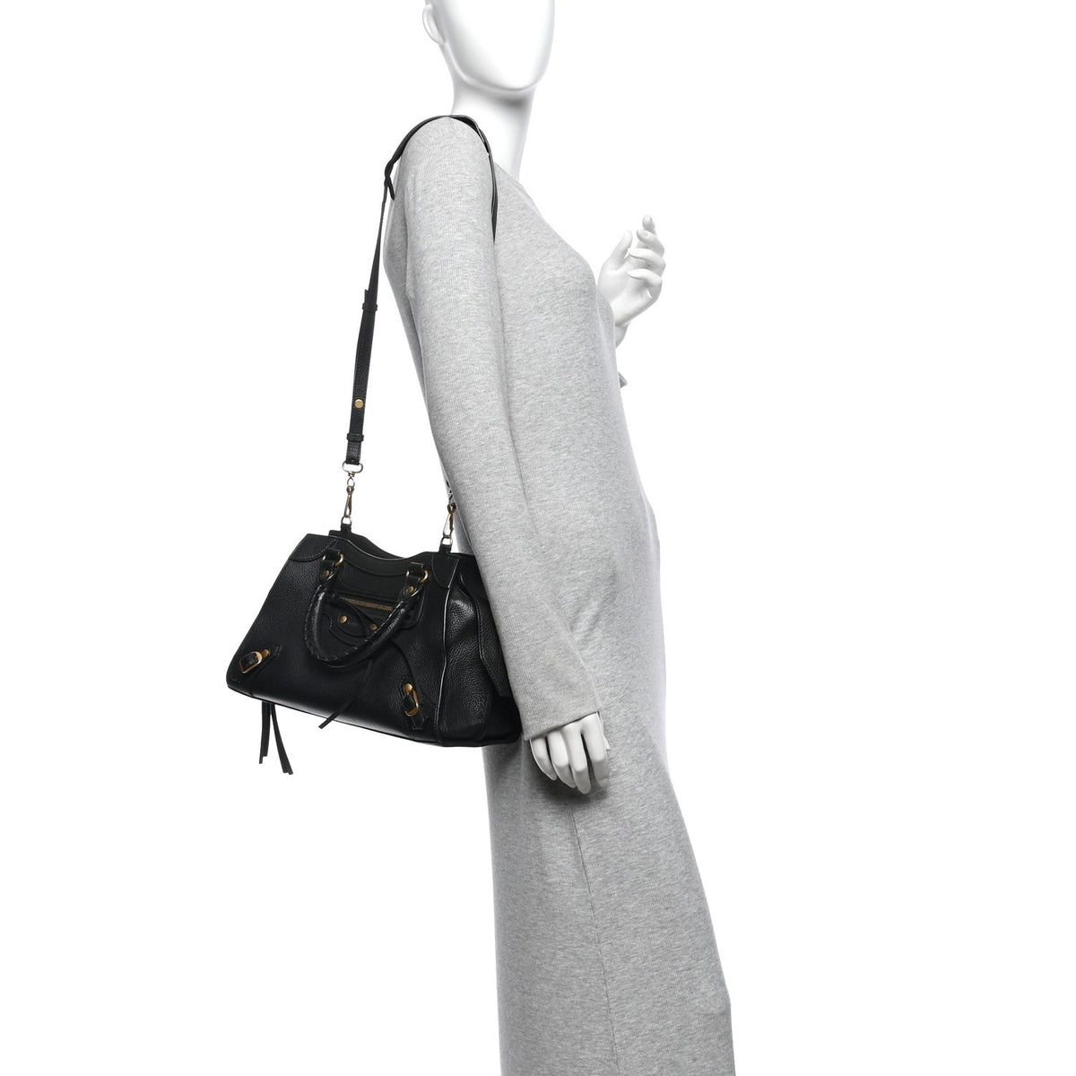 Calfskin Handbag - Gold