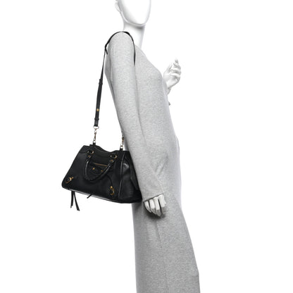 Calfskin Handbag - Gold