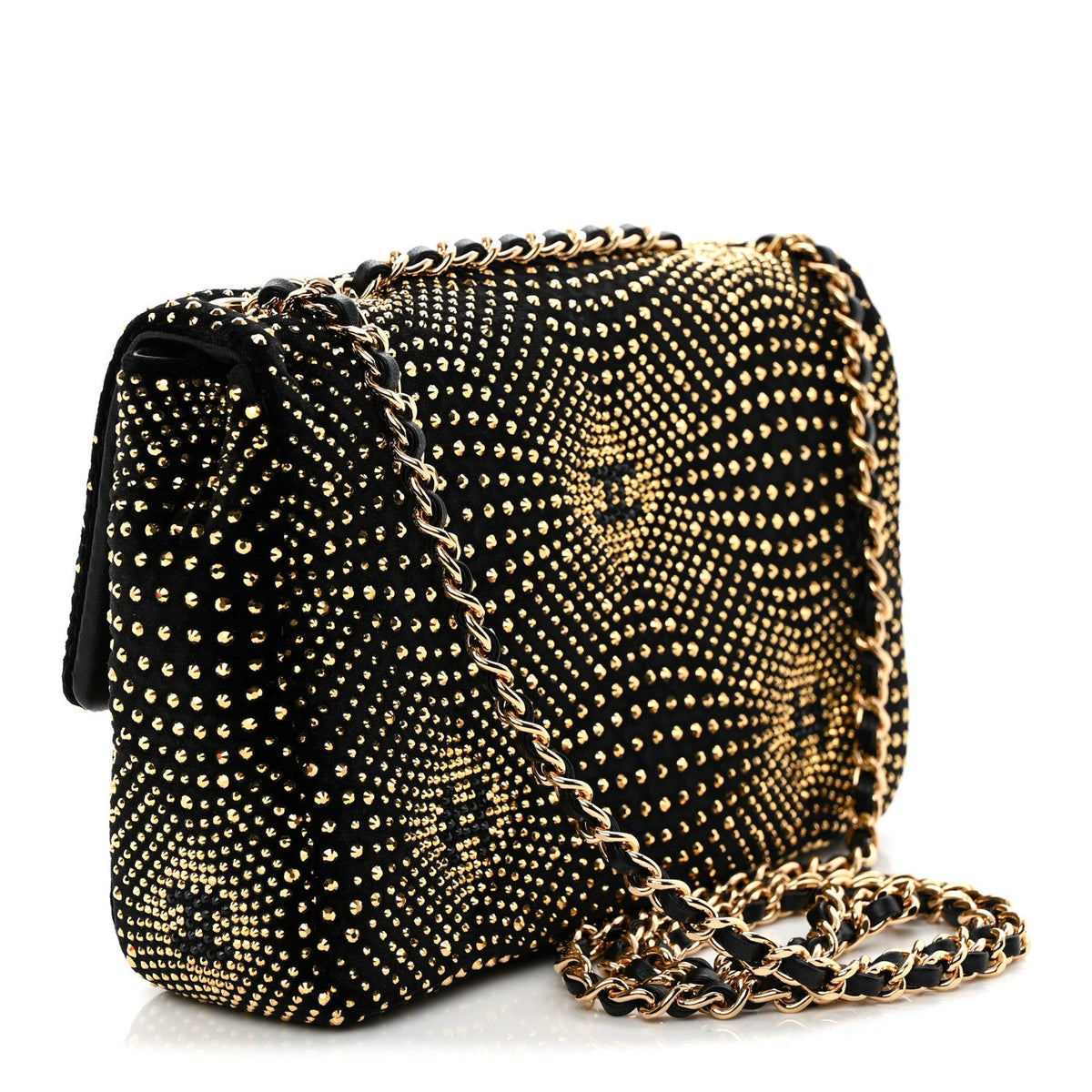 Flap Shoulder Bag - Black