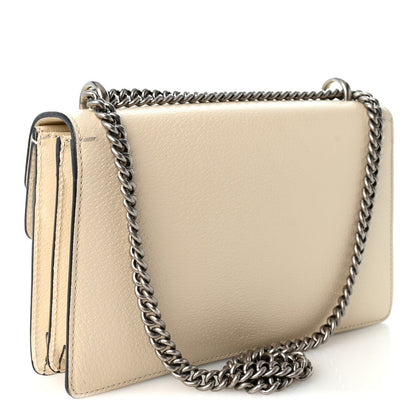 Small Calfskin Shoulder Bag - White