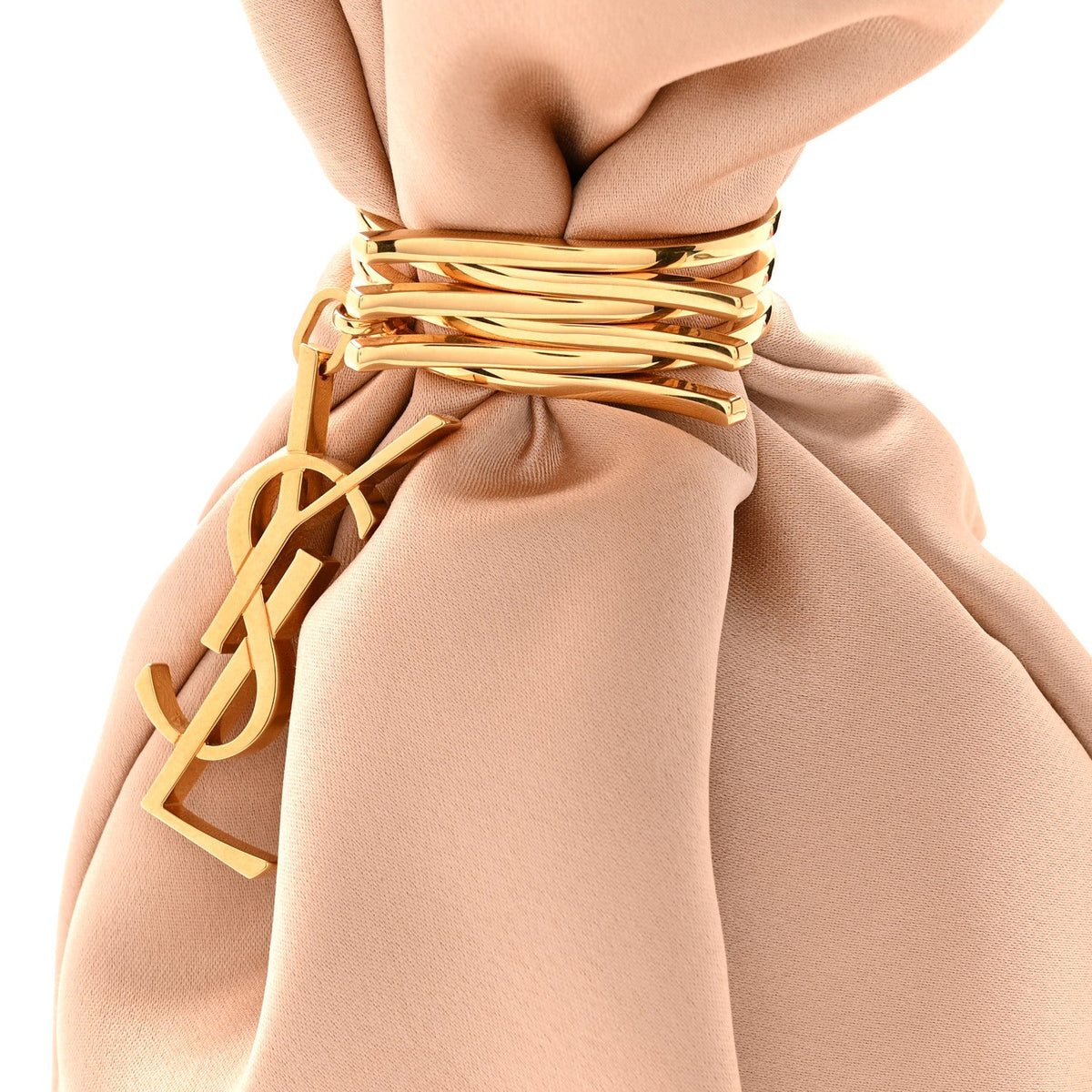 Satin Evening Pouch Nude Baby Nude Pouch