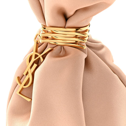 Satin Evening Pouch Nude Baby Nude Pouch