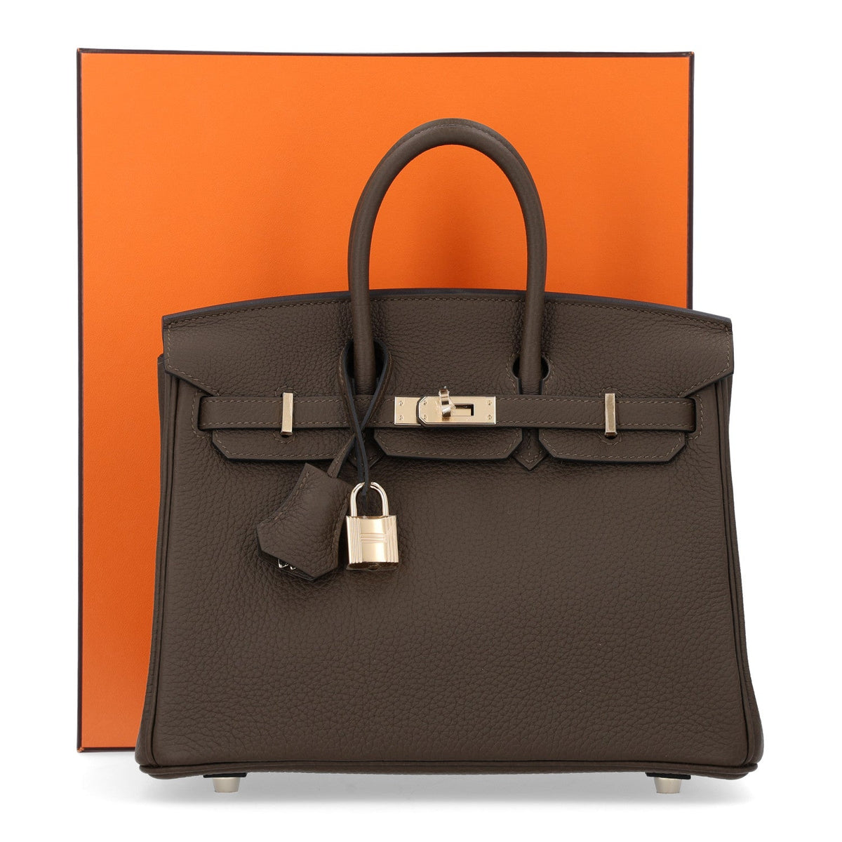 Togo Birkin 25 Vert Loden Handbag