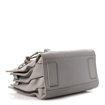 Small Calfskin Handbag - Grey