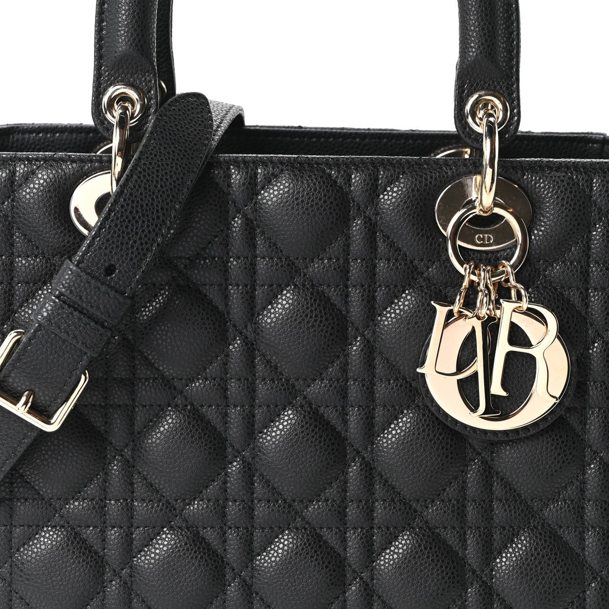 Medium Calfskin Handbag - Black