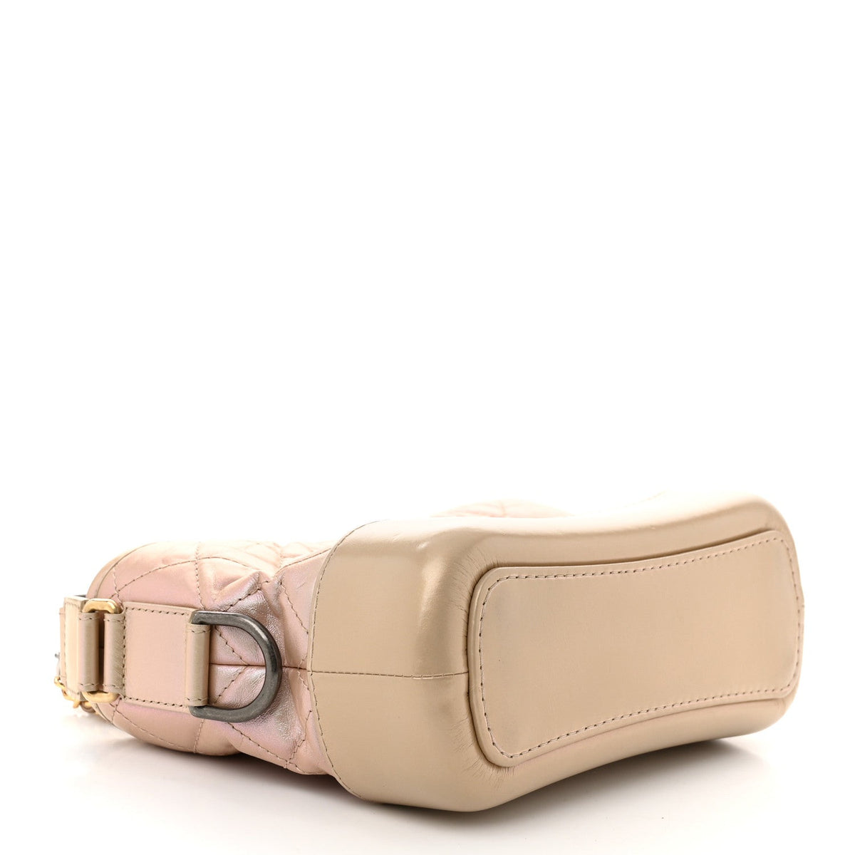 Small Quilted Calfskin Hobo Bag - Pink